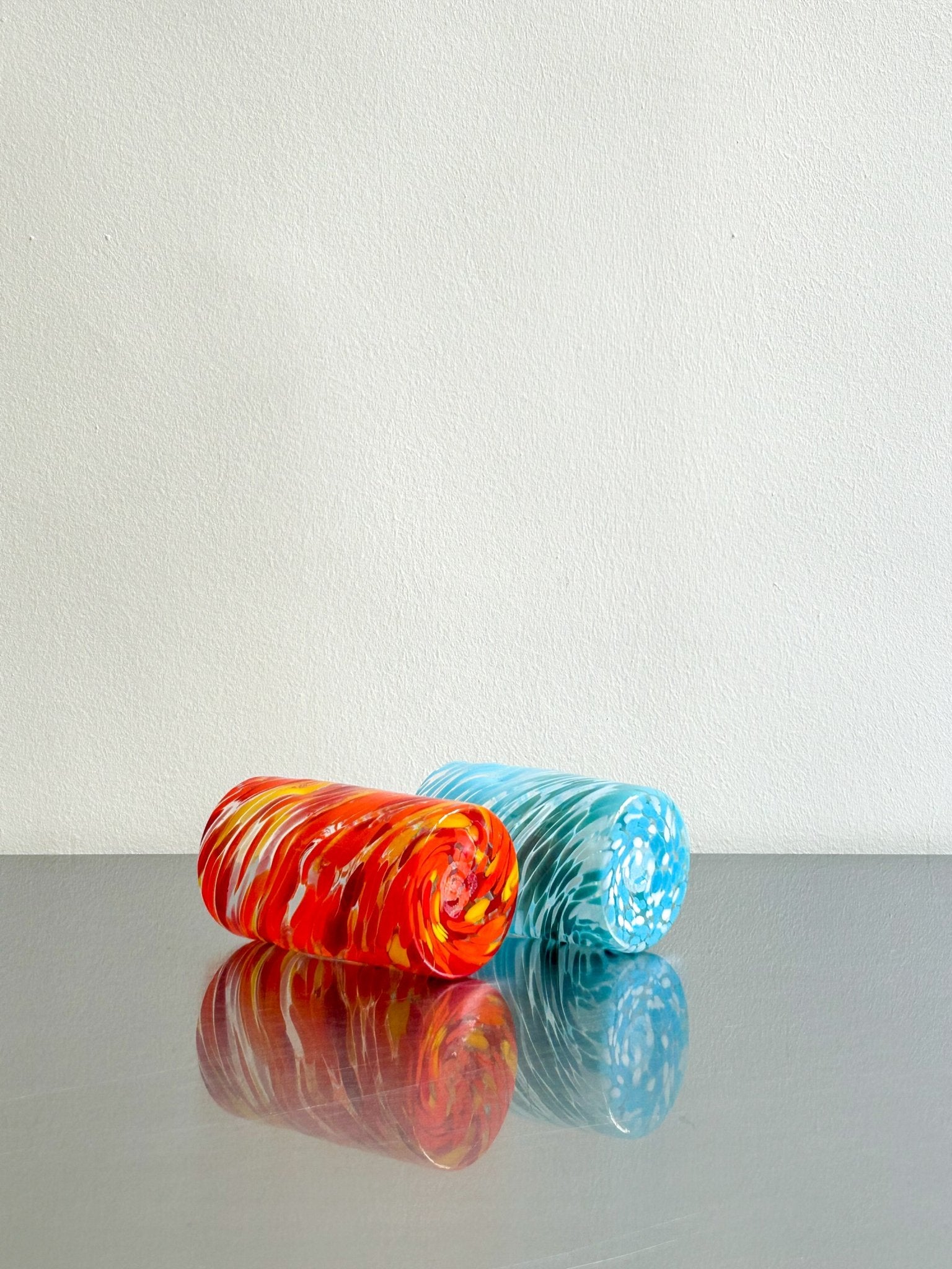 glasses Fuoco e Ghiaccio by artetica - Design from Milan