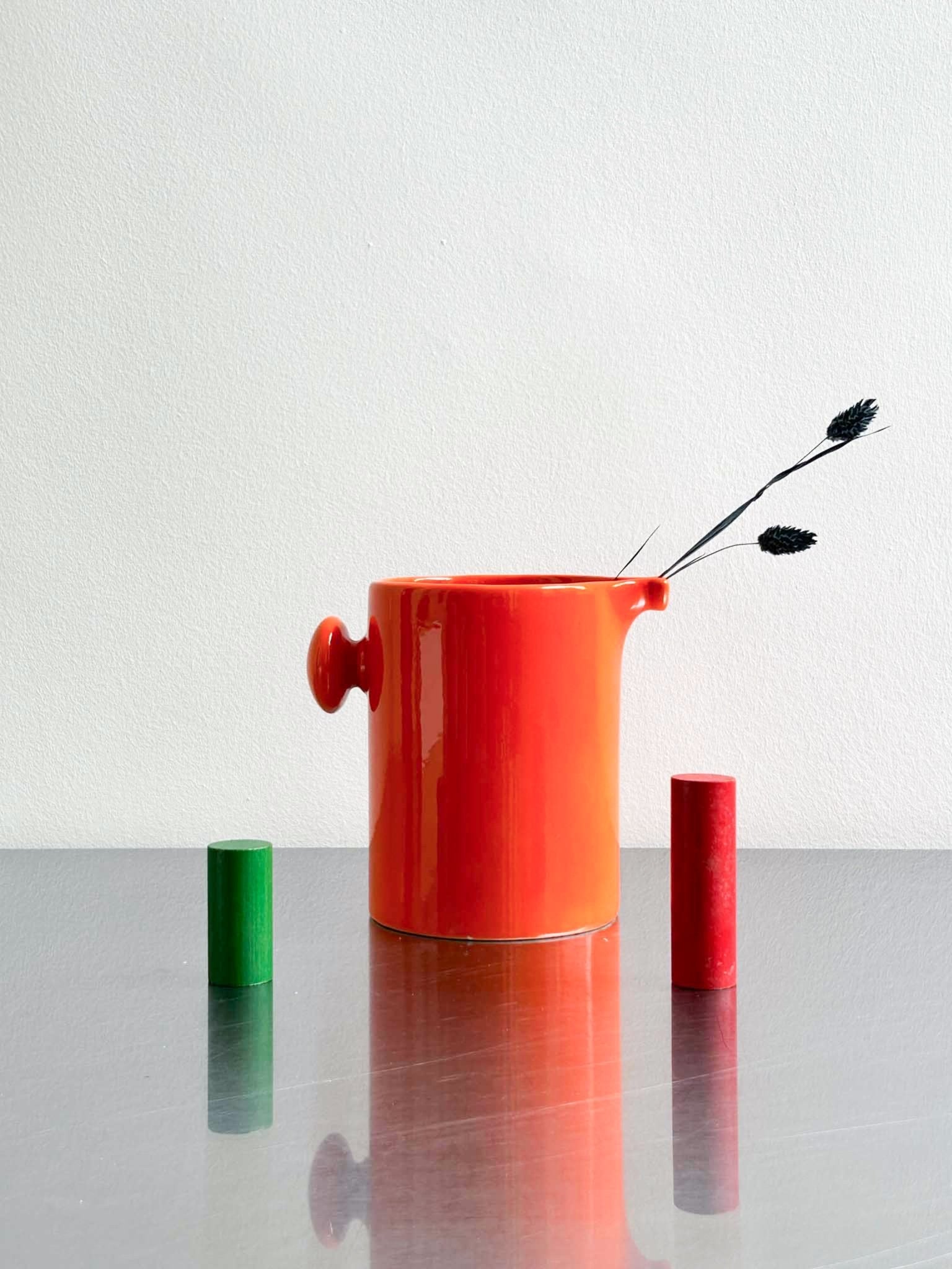 orange pitcher Il Picchio by artetica - Design from Milan