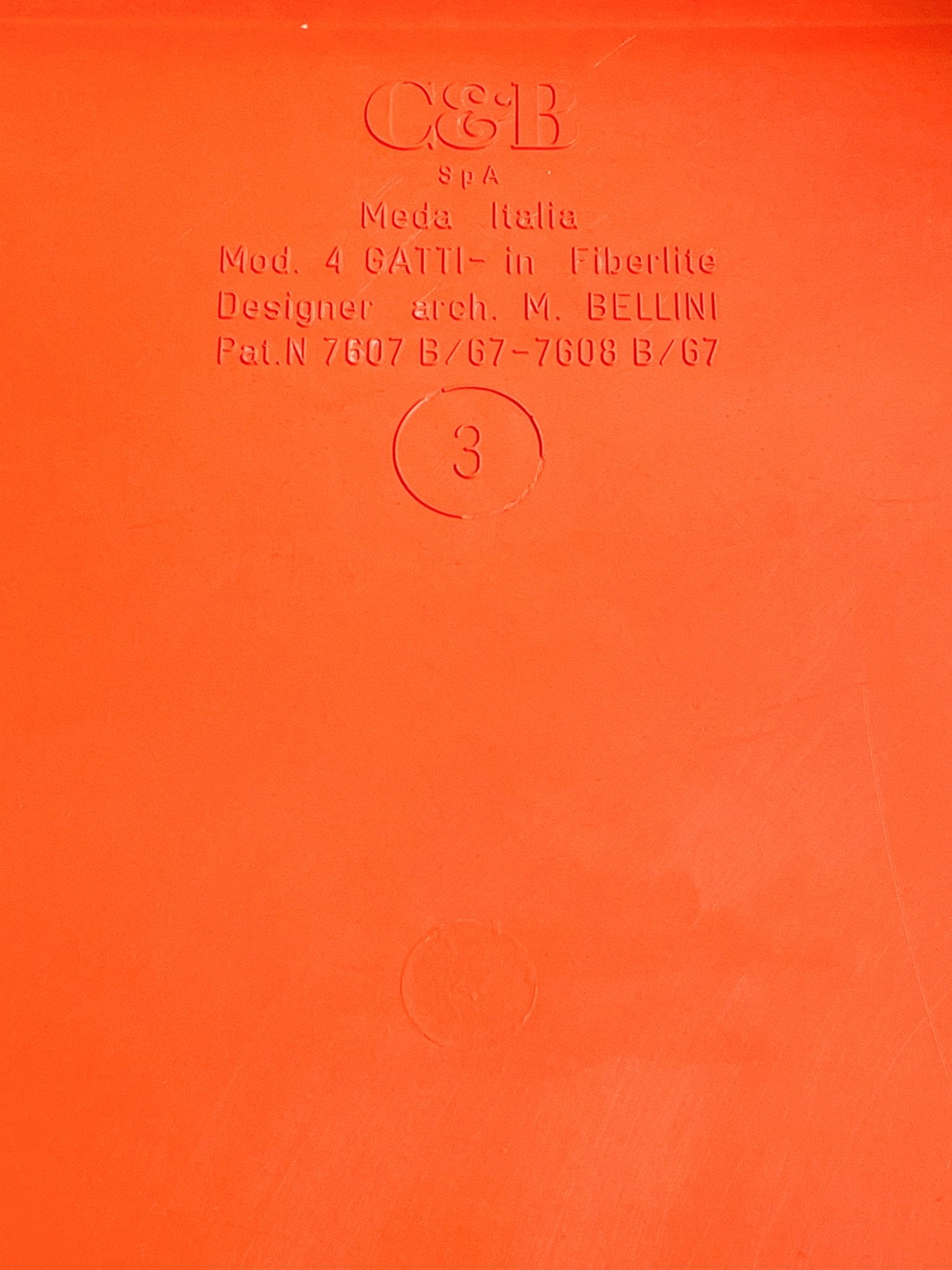 side table 4 Gatti by Mario Bellini by artetica - Design from Milan