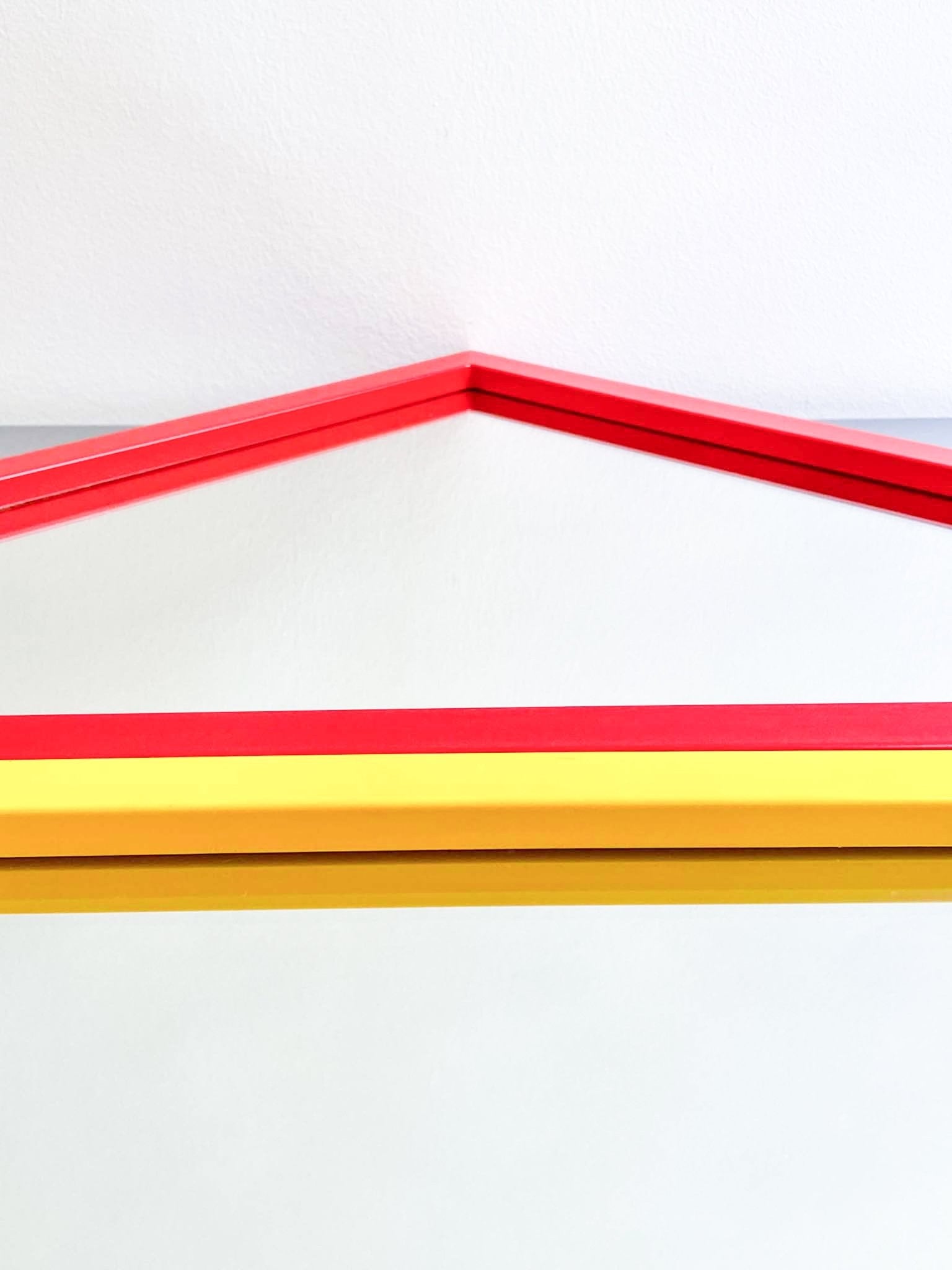 yellow mirror by Anna Castelli by artetica - Design from Milan