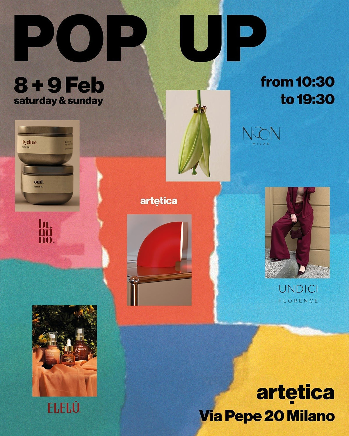 Pop Up 8/9 Feb - artetica