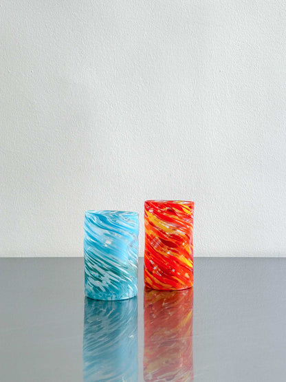 glasses Fuoco e Ghiaccio by artetica - Design from Milan