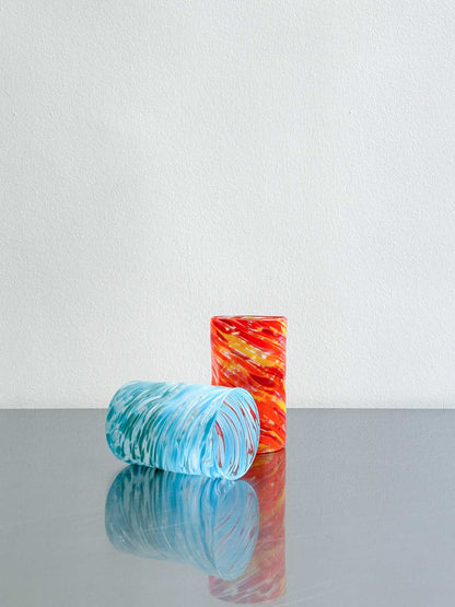 glasses Fuoco e Ghiaccio by artetica - Design from Milan