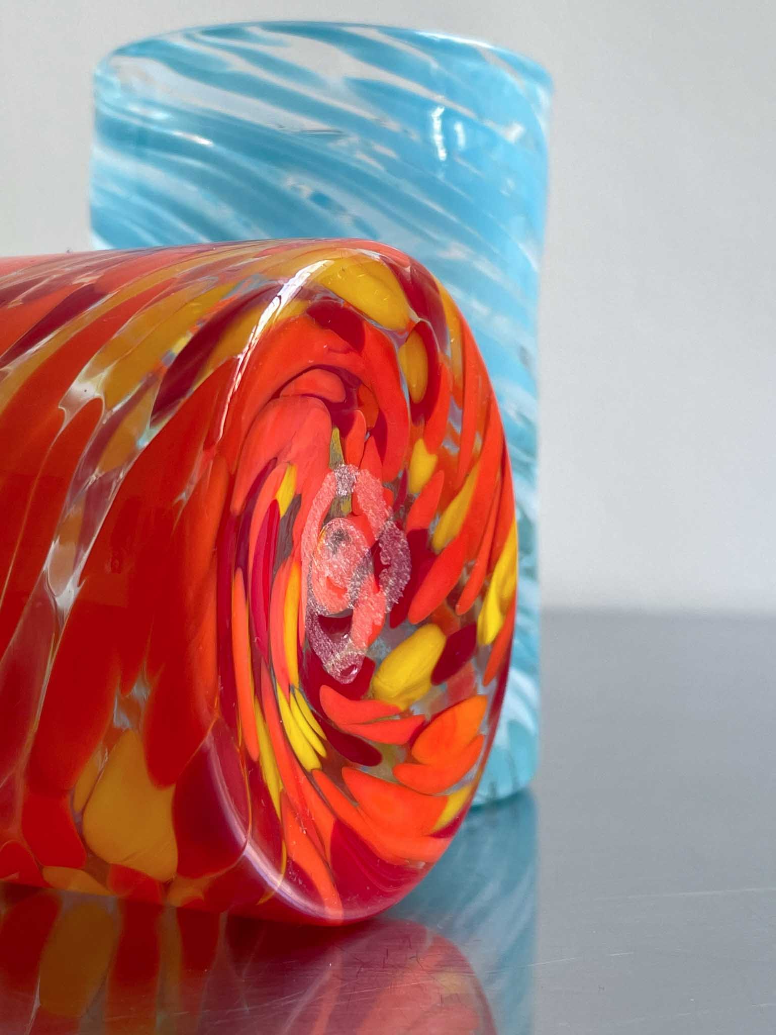 glasses Fuoco e Ghiaccio by artetica - Design from Milan