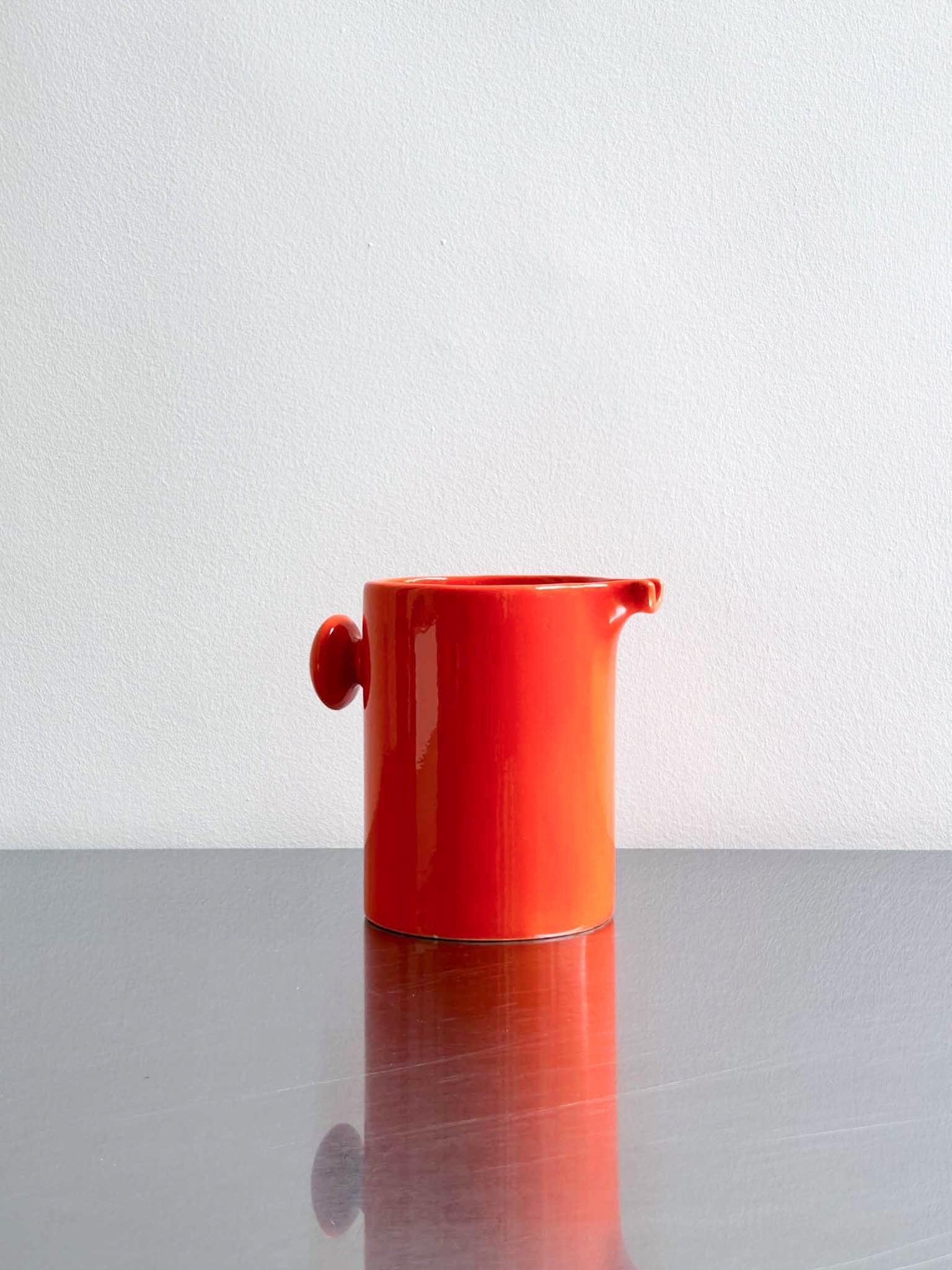 orange pitcher Il Picchio by artetica - Design from Milan