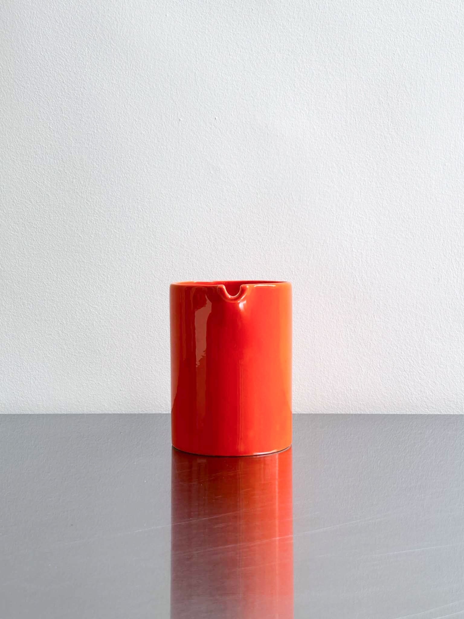 orange pitcher Il Picchio by artetica - Design from Milan