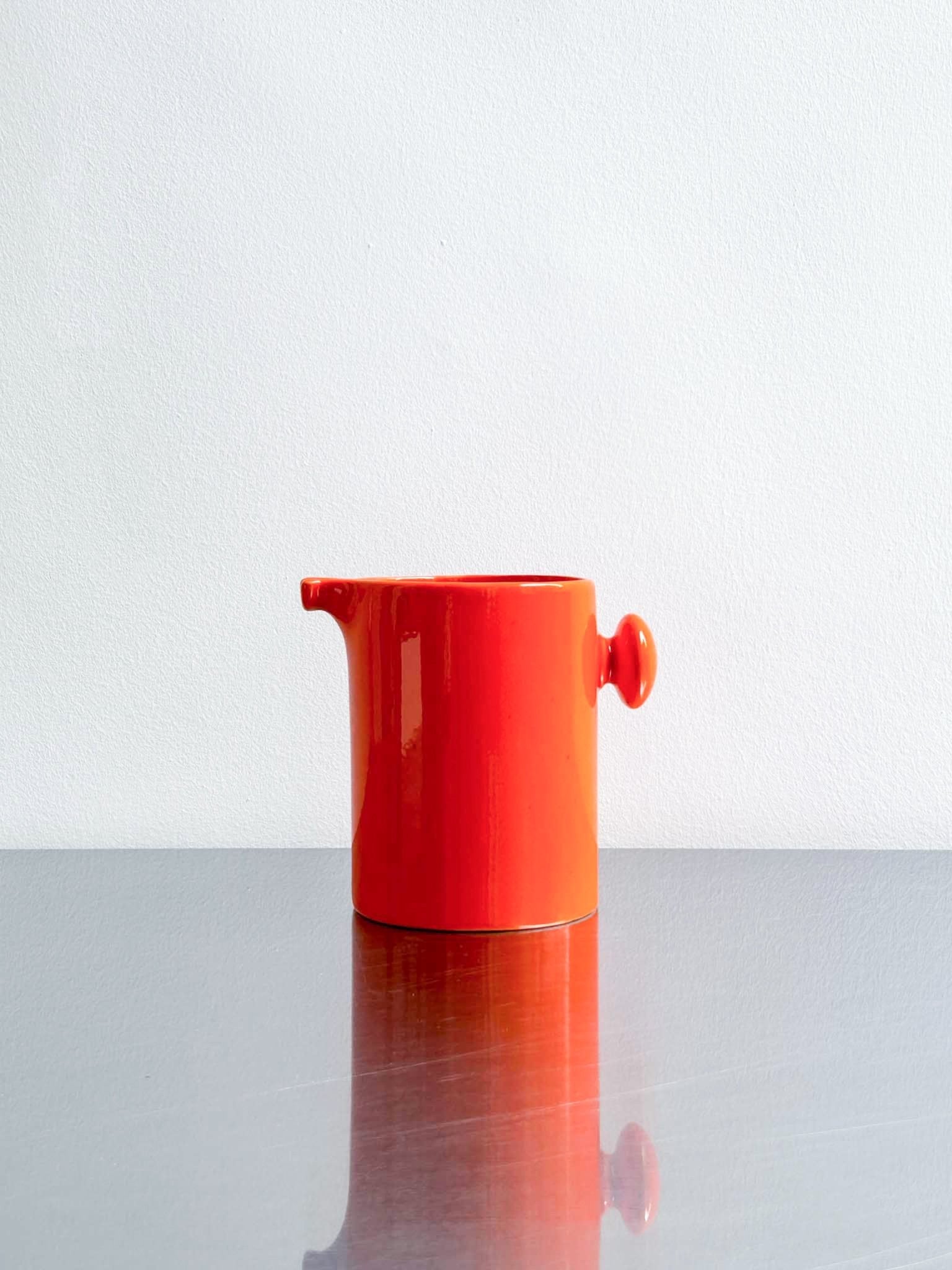 orange pitcher Il Picchio by artetica - Design from Milan